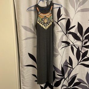 Express sequin halter dress size M